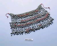 藏品(婦女銀質面紗)的圖片